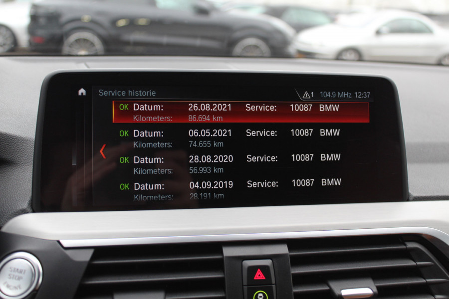 BMW X3 xDrive30i High Exe. M Sport / Trekhaak / Panoramadak / 360Camera / Head-up / Keyless / 20'' / Leder / Navigatie / ACC / Dodehoek / DAB / Stoelverwarming