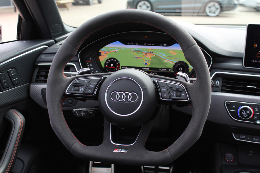 Audi RS4 Avant 2.9 TFSI quattro / Milltek / Panoramadak / Camera / Head-up / Sportuitlaat / 20'' / Luxe Leder / Dodehoek / Virtual Cockpit / Stoelmassage / B&O