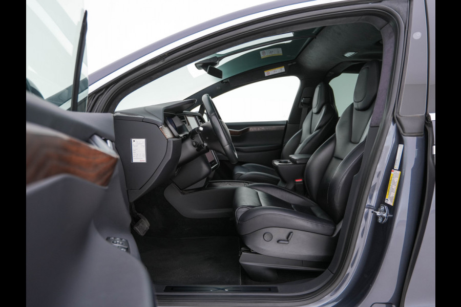 Tesla Model X 100D AWD [ 3-Fase ] Aut. *PANO-WINDOW | AUTO-PILOT | FULL-LEATHER | TOWBAR | CCS-FASTLOADER | NAVI-FULLMAP | FULL-LED | AIR-SUSPENSION | DIGI-COCKPIT | KEYLESS | CAMERA | DAB+ | HEATED-COMFORT-SEATS | 20''ALU*