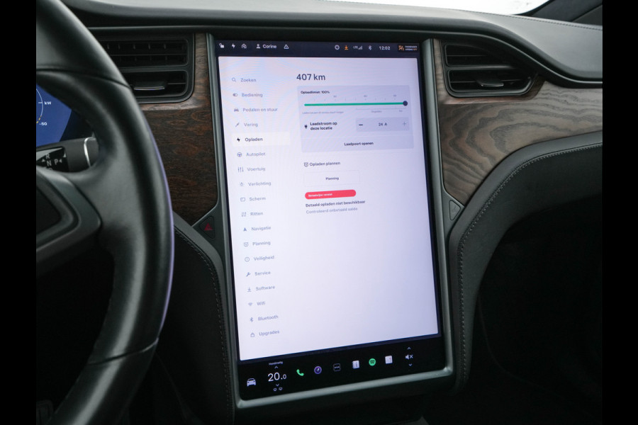Tesla Model X 100D AWD [ 3-Fase ] Aut. *PANO-WINDOW | AUTO-PILOT | FULL-LEATHER | TOWBAR | CCS-FASTLOADER | NAVI-FULLMAP | FULL-LED | AIR-SUSPENSION | DIGI-COCKPIT | KEYLESS | CAMERA | DAB+ | HEATED-COMFORT-SEATS | 20''ALU*