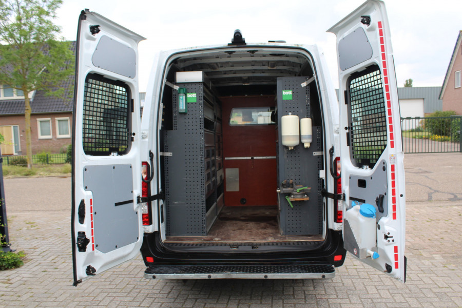 Opel Movano T35 2.3 CDTI BiTurbo 170PK Euro6 Automaat L1H2 Servicebus ✓ Bott inrichting ✓ Stroomomvormer ✓ Standkachel