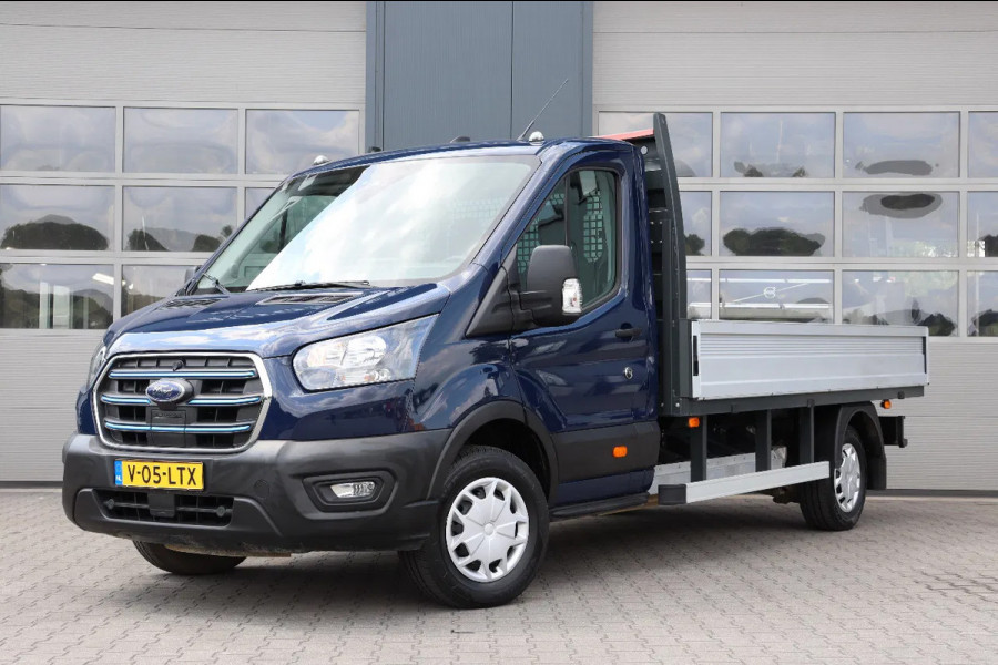 Ford E-Transit 390 L3 68kWh l OPEN LAADBAK l AIRCO l NAVIGATIE l CAMERA