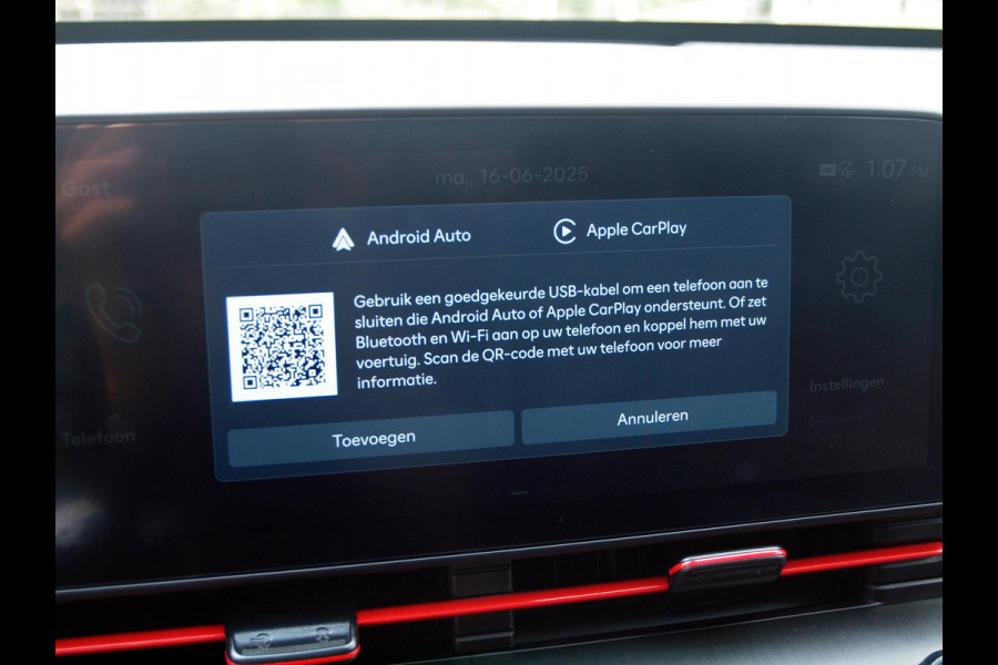 Hyundai Kona 1.6 GDI HEV N Line Sky | Panoramadak | 360 Camera | Apple Carplay | Stoelverwarming | NL-Auto |