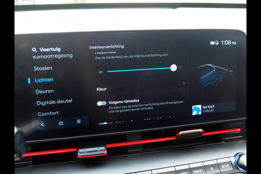 Hyundai Kona 1.6 GDI HEV N Line Sky | Panoramadak | 360 Camera | Apple Carplay | Stoelverwarming | NL-Auto |