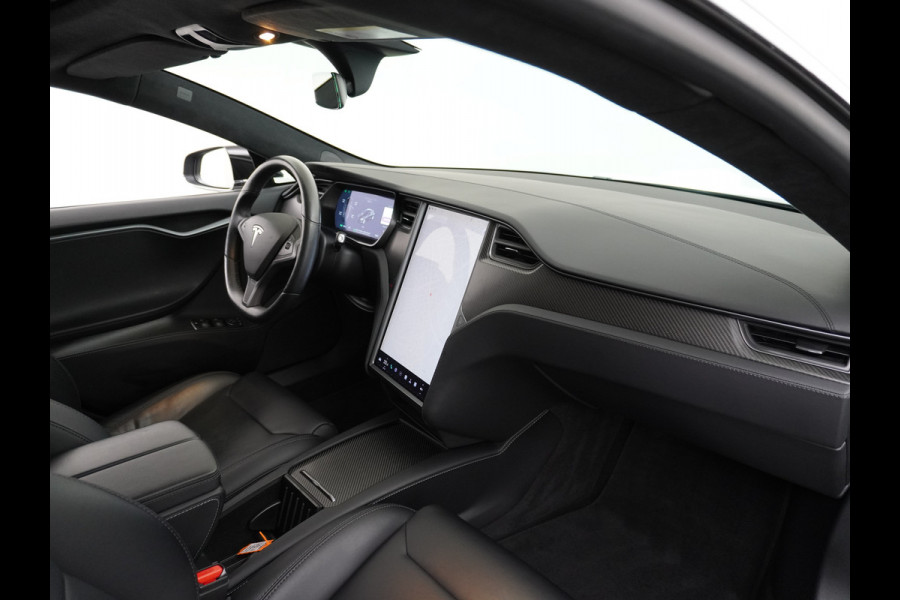 Tesla Model S 75D AWD Luchtvering Enhanced AutoPilot Navi Panorama-Dak Camera Adaptive-Led Elektr.Stuur en Stoel+Geheugen+Spiegels+verwarmd El 19"Lmv 4WD Schuifkanteldak WiFi Rijstrookhulp Bordherkenning ACC ESP Dodehoek Detector Mistlampen Verwarmde-Sproeiers Nieuwprijs € 103.600,- !!