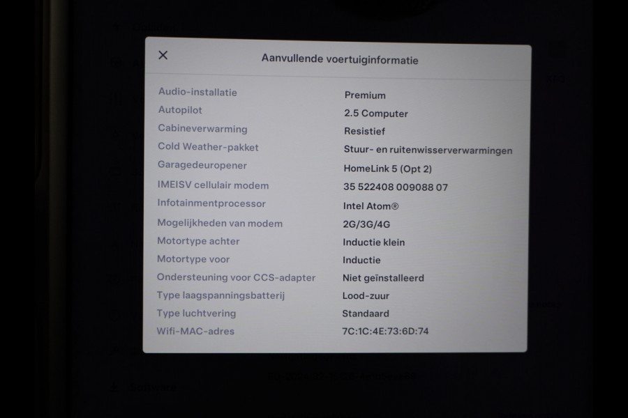 Tesla Model S 75D AWD Luchtvering Enhanced AutoPilot Navi Panorama-Dak Camera Adaptive-Led Elektr.Stuur en Stoel+Geheugen+Spiegels+verwarmd El 19"Lmv 4WD Schuifkanteldak WiFi Rijstrookhulp Bordherkenning ACC ESP Dodehoek Detector Mistlampen Verwarmde-Sproeiers Nieuwprijs € 103.600,- !!
