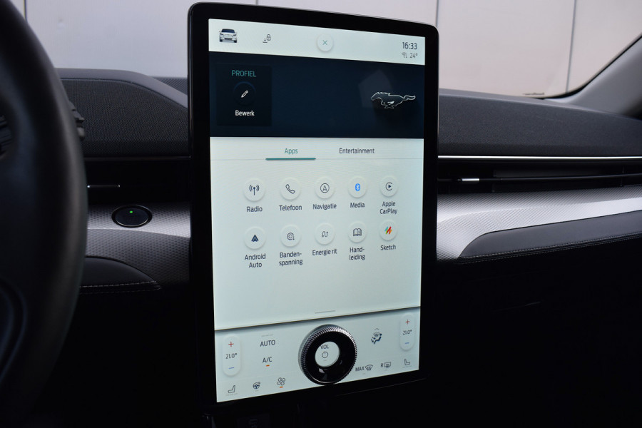 Ford Mustang Mach-E RWD 75 kWh | CarPlay | Leer | B&O | 360 Camera | ACC