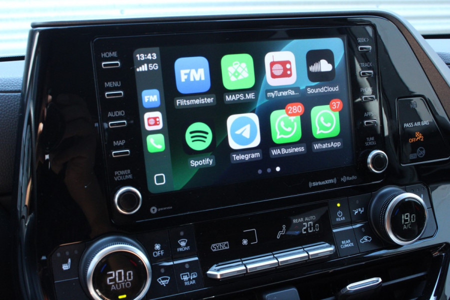 Toyota highlander LE 3.5 V6 AWD 8p. ACC CARPLAY NAV CAM STOELVW '20