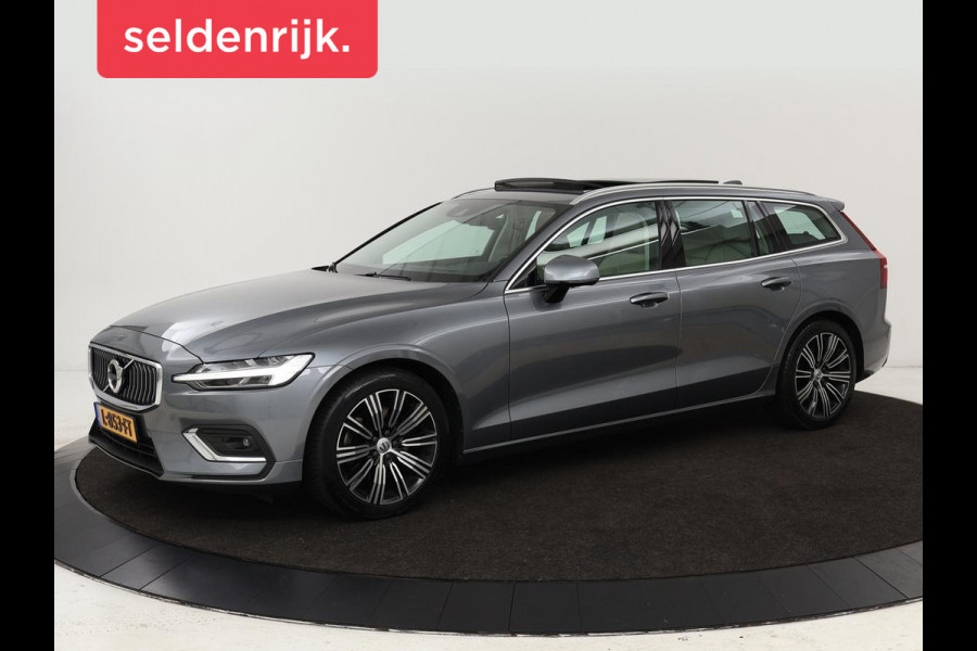 Volvo V60 2.0 B4 Inscription | Panoramadak | Trekhaak | Leder | Stoel & stuurverwarming | Head-Up | Adaptive cruise | Harman/Kardon | 360 camera | Carplay | Navigatie | Memory | Full LED | Keyless