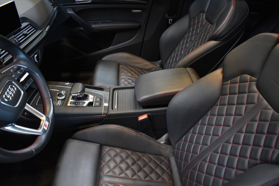 Audi Q5 3.0 TFSI SQ5 quattro Pro Line Plus Pano Leer Luchtvering Trekhaak Black edition
