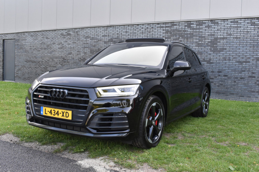 Audi Q5 3.0 TFSI SQ5 quattro Pro Line Plus Pano Leer Luchtvering Trekhaak Black edition