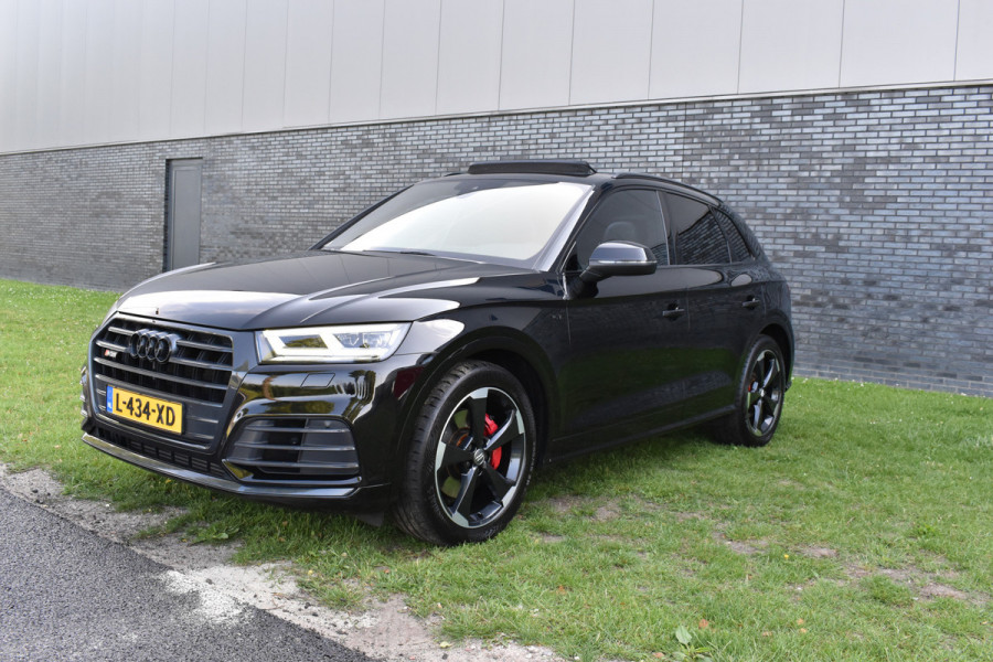 Audi Q5 3.0 TFSI SQ5 quattro Pro Line Plus Pano Leer Luchtvering Trekhaak Black edition