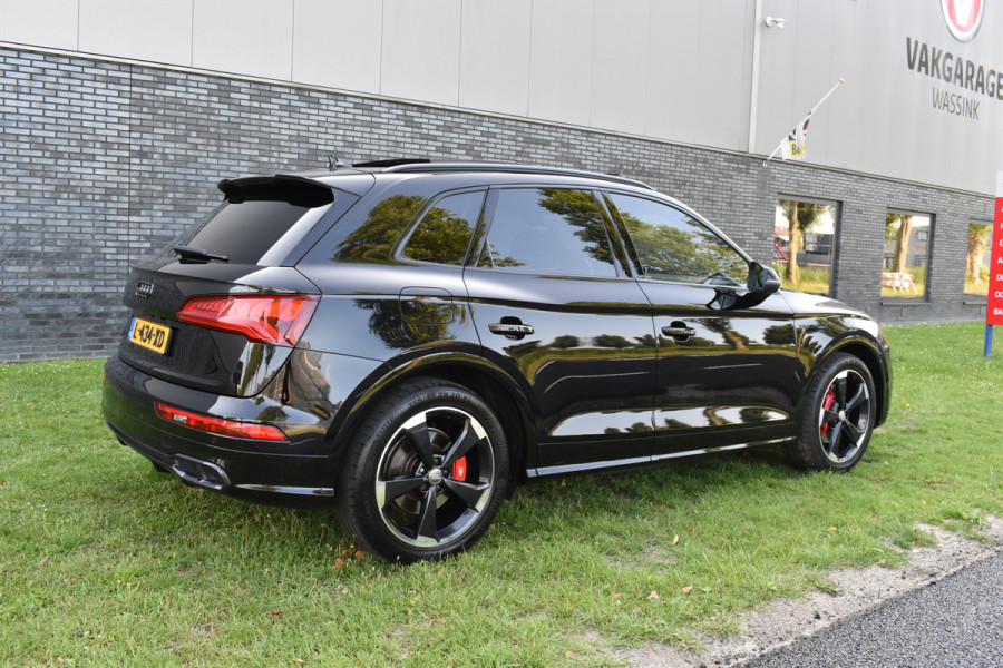 Audi Q5 3.0 TFSI SQ5 quattro Pro Line Plus Pano Leer Luchtvering Trekhaak Black edition