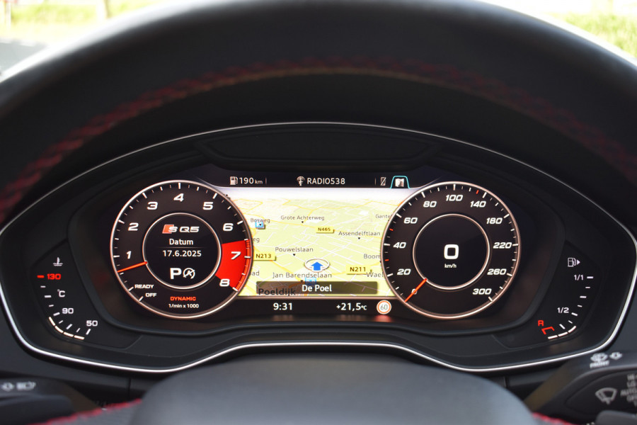 Audi Q5 3.0 TFSI SQ5 quattro Pro Line Plus Pano Leer Luchtvering Trekhaak Black edition