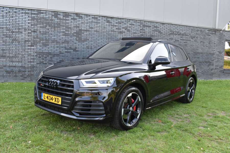 Audi Q5 3.0 TFSI SQ5 quattro Pro Line Plus Pano Leer Luchtvering Trekhaak Black edition
