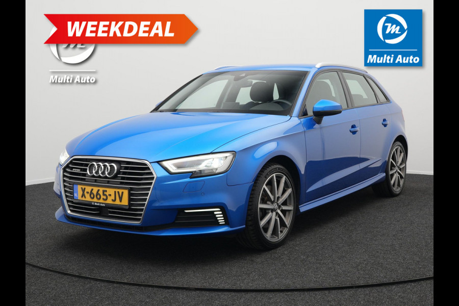 Audi A3 Sportback 40 e-tron Advance Sport Plug In Hybrid | PHEV | Trekhaak Afneembaar | Navi | Adaptive Cruise | Sportstoelen Verwarmend | Spraakbediening |