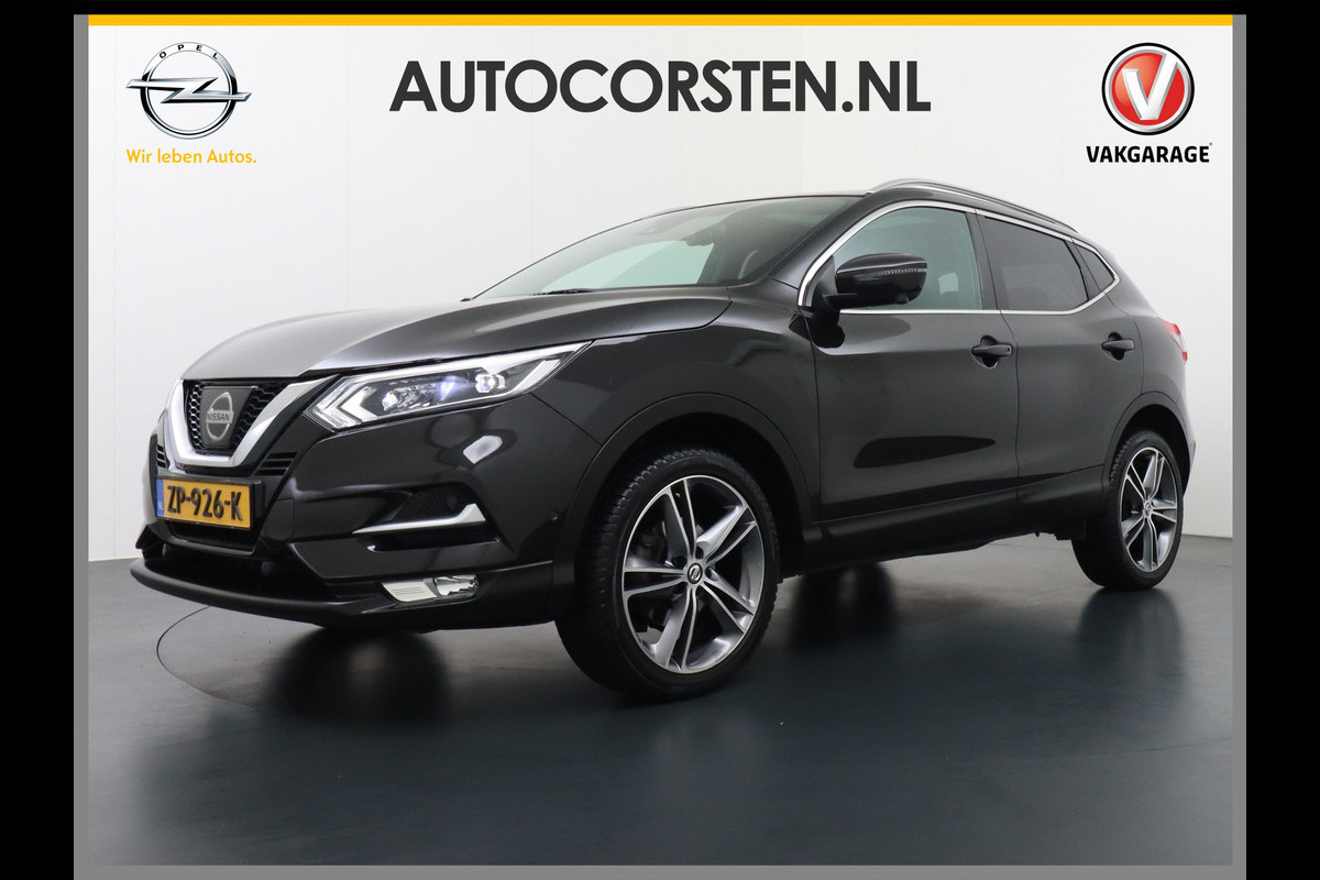 Nissan QASHQAI T 116Pk elekr.+Leer Pano-dak Tekna 360°-Camera Bose-Sound Navi Ecc Edition Cruise Control Dab Led Stoelverwaming Lmv 19" Memory Leather-Pack Rijstrooksensor Verwarmde voorruit Privacy Glas Zeer Compleet! Nissan QASHQAI T 116Pk elekr.+Leer Pano-dak Tekna 360°-Camera Bose-Sound Navi Ecc Edition Cruise Control Dab Led Stoelverwaming Lmv 19" Memory Leather-Pack Rijstrooksensor Verwarmde voorruit Privacy Glas Zeer Compleet!