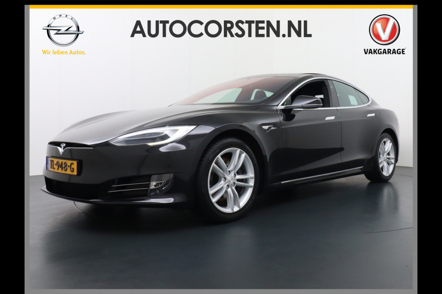 Tesla Model S 75D AWD Luchtvering Enhanced AutoPilot Navi Panorama-Dak Camera Adaptive-Led Elektr.Stuur en Stoel+Geheugen+Spiegels+verwarmd El 19"Lmv 4WD Schuifkanteldak WiFi Rijstrookhulp Bordherkenning ACC ESP Dodehoek Detector Mistlampen Verwarmde-Sproeiers Nieuwprijs € 103.600,- !!