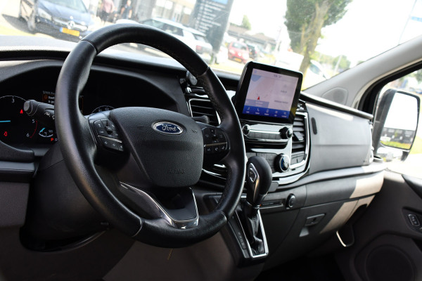 Ford Transit Custom 300 2.0 TDCI L2H1 DC Black Edition Camera, Adaptieve Cruise, 170Pk, Carplay, Xenon, Automaat, Leder, Multimedia, Sensoren, 2 x Schuifdeur, UNIEK!
