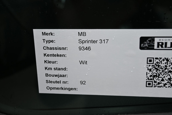 Mercedes-Benz Sprinter 317 CDI L3H2 Pro LED, Geveerde stoel,Smartphone integratie pakket