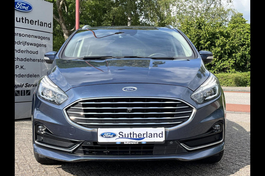 Ford S-Max 2.5 FHEV Titanium 190pk | 7 Persoons | Winterpack | Adaptieve Cruise | Full LED | Elek. Achterklep | Achteruitrijcamera | SONY SYNC 3 Navigatie