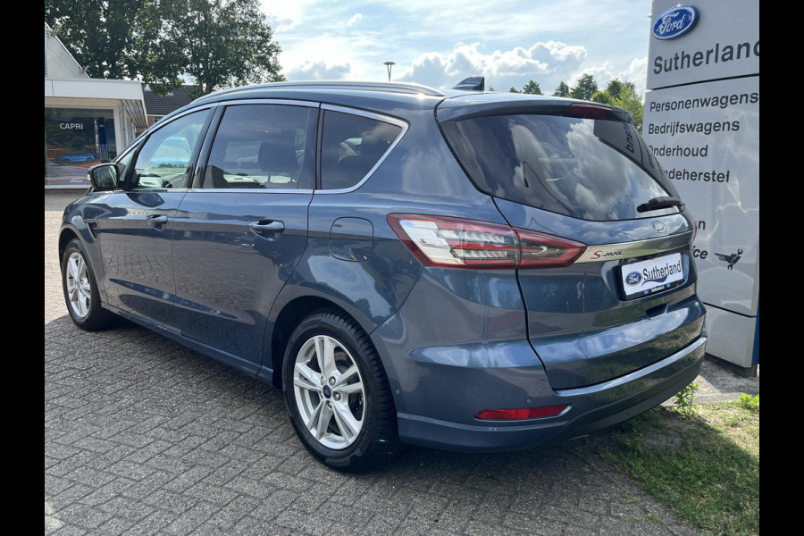 Ford S-Max 2.5 FHEV Titanium 190pk | 7 Persoons | Winterpack | Adaptieve Cruise | Full LED | Elek. Achterklep | Achteruitrijcamera | SONY SYNC 3 Navigatie