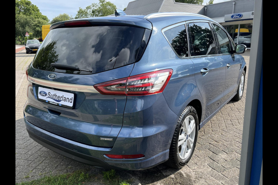 Ford S-Max 2.5 FHEV Titanium 190pk | 7 Persoons | Winterpack | Adaptieve Cruise | Full LED | Elek. Achterklep | Achteruitrijcamera | SONY SYNC 3 Navigatie