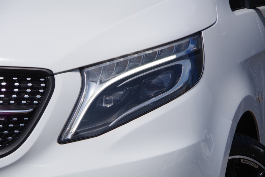 Mercedes-Benz Vito L2 150PK 3-ZITS, LED, TREKHAAK, CAMERA, ALCANTARA HEMEL, CRUISE, AIRCO, DIAMONT GRILLE, 20'' LM WIELEN