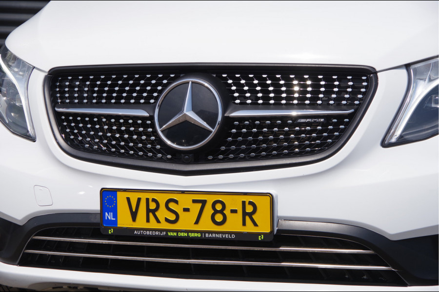 Mercedes-Benz Vito L2 150PK 3-ZITS, LED, TREKHAAK, CAMERA, ALCANTARA HEMEL, CRUISE, AIRCO, DIAMONT GRILLE, 20'' LM WIELEN