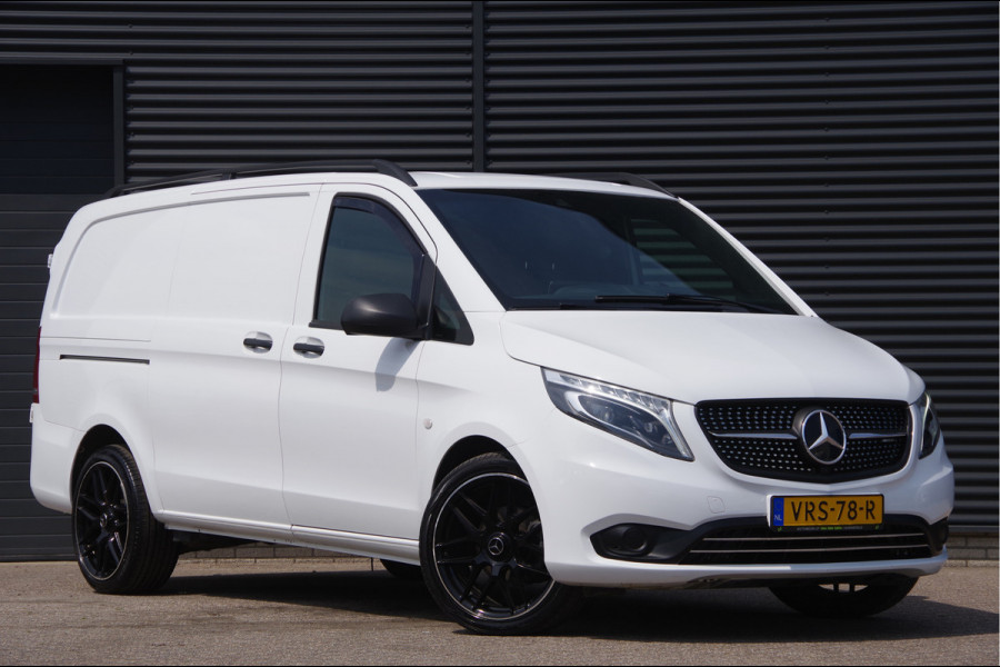 Mercedes-Benz Vito L2 150PK 3-ZITS, LED, TREKHAAK, CAMERA, ALCANTARA HEMEL, CRUISE, AIRCO, DIAMONT GRILLE, 20'' LM WIELEN