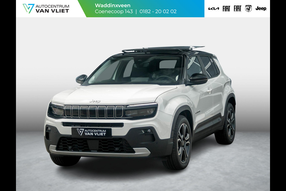Jeep Avenger Summit 54 kWh | Schuif/Kanteldak | Leder&Winter Pack | Warmtepomp | Info&Convenience Pack | Full Operational Lease € 599,- Jeep Avenger Summit 54 kWh | Schuif/Kanteldak | Leder&Winter Pack | Warmtepomp | Info&Convenience Pack | Full Operational Lease € 599,-
