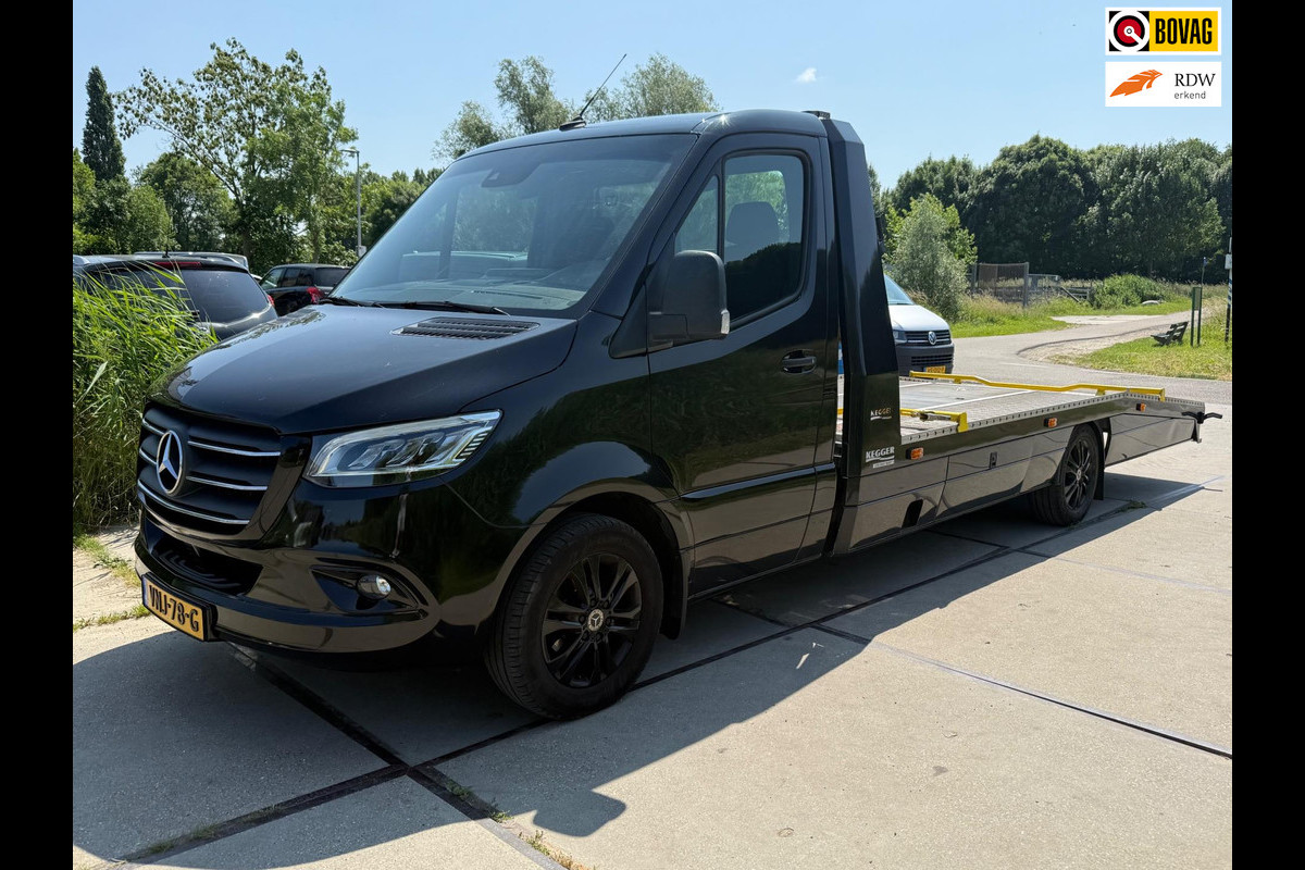 Mercedes-Benz Sprinter 319 3.0 CDI L3 Oprijwagen EURO6-D kegger oprijbak met luchtvering Mercedes-Benz Sprinter 319 3.0 CDI L3 Oprijwagen EURO6-D kegger oprijbak met luchtvering