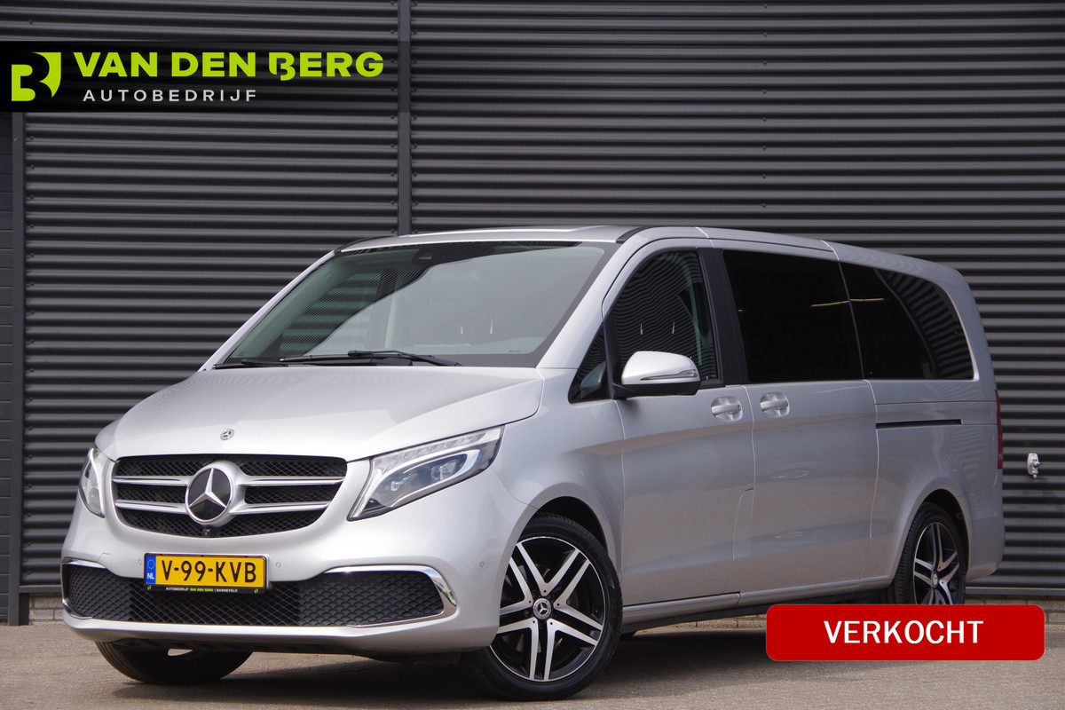 Mercedes-Benz V-Klasse 300d 4-MATIC XL DC-5P, AUT. LED, LEDER, MEMORY, 2X ELEKTR. SCHUIFDEUR, MBUX 10'', 360 CAMERA, TREKHAAK AFNEEMBAAR, PARKEERSENSOR Mercedes-Benz V-Klasse 300d 4-MATIC XL DC-5P, AUT. LED, LEDER, MEMORY, 2X ELEKTR. SCHUIFDEUR, MBUX 10'', 360 CAMERA, TREKHAAK AFNEEMBAAR, PARKEERSENSOR
