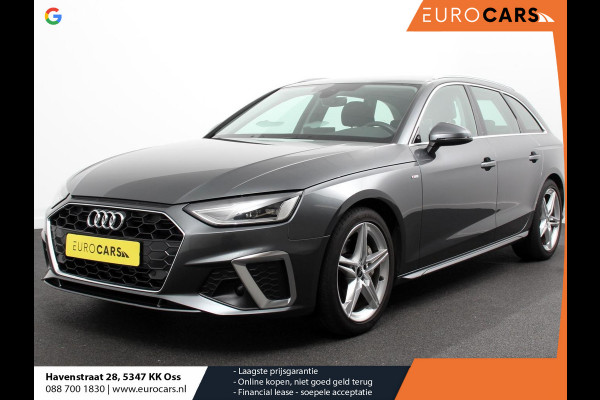 Audi A4 Avant 40 TFSI S-Tronic Climate control Adaptive cruise control Navigatie Parkeersensoren Stoelverwarming Elektrische achterklep Apple Carplay/ Android Auto