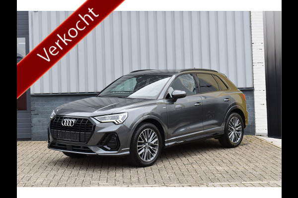 Audi Q3 35 TFSI S-Line Black Ed Matrix Leder Trekhaak Apple Carplay 19 Inch