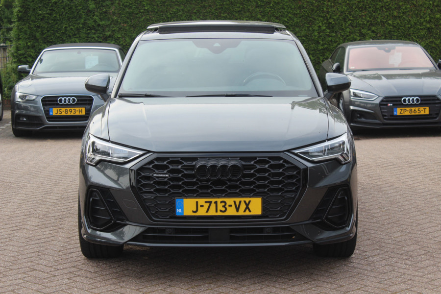 Audi Q3 Sportback 45 TFSI quattro edition one / Trekhaak / Panoramadak / Camera / Leder / 20'' / Matrix LED / Navigatie / Stoelverwarming / DAB / ACC