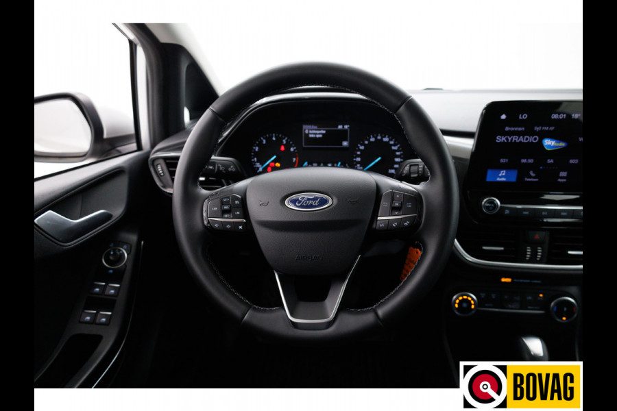 Ford Fiesta 1.0 EcoBoost Hybrid Active X Automaat, Climate control, Apple carplay/Android auto, Cruise-control, Lane-assist