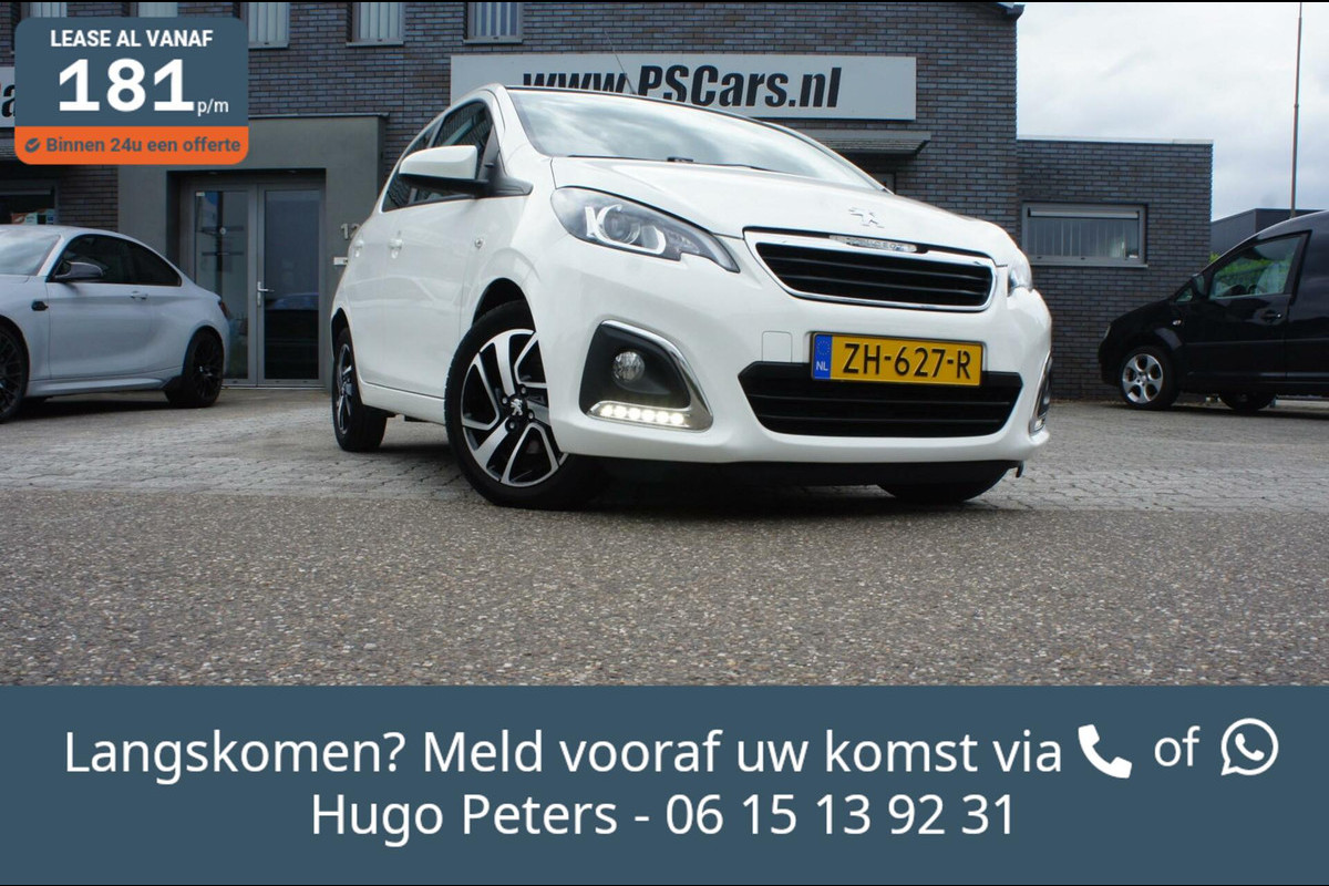Peugeot 108 1.0 e-VTi 72pk Automaat Clima|Camera|CarPlay|Velgen Peugeot 108 1.0 e-VTi 72pk Automaat Clima|Camera|CarPlay|Velgen