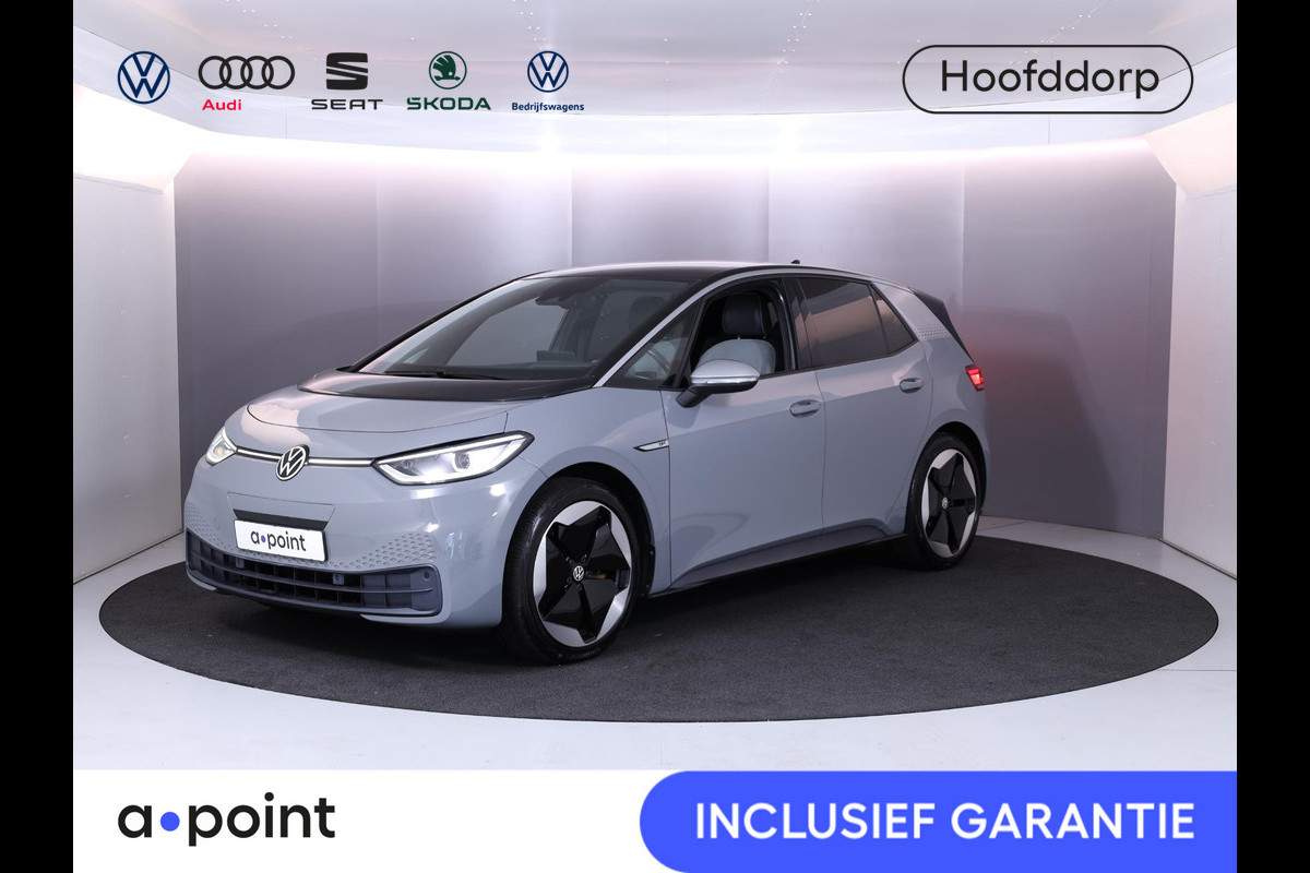 Volkswagen ID.3 First Max 58 kWh Pano.dak| Camera| dodehoek| Navi| LED| verwarmd stuur/vrstoelen Volkswagen ID.3 First Max 58 kWh Pano.dak| Camera| dodehoek| Navi| LED| verwarmd stuur/vrstoelen
