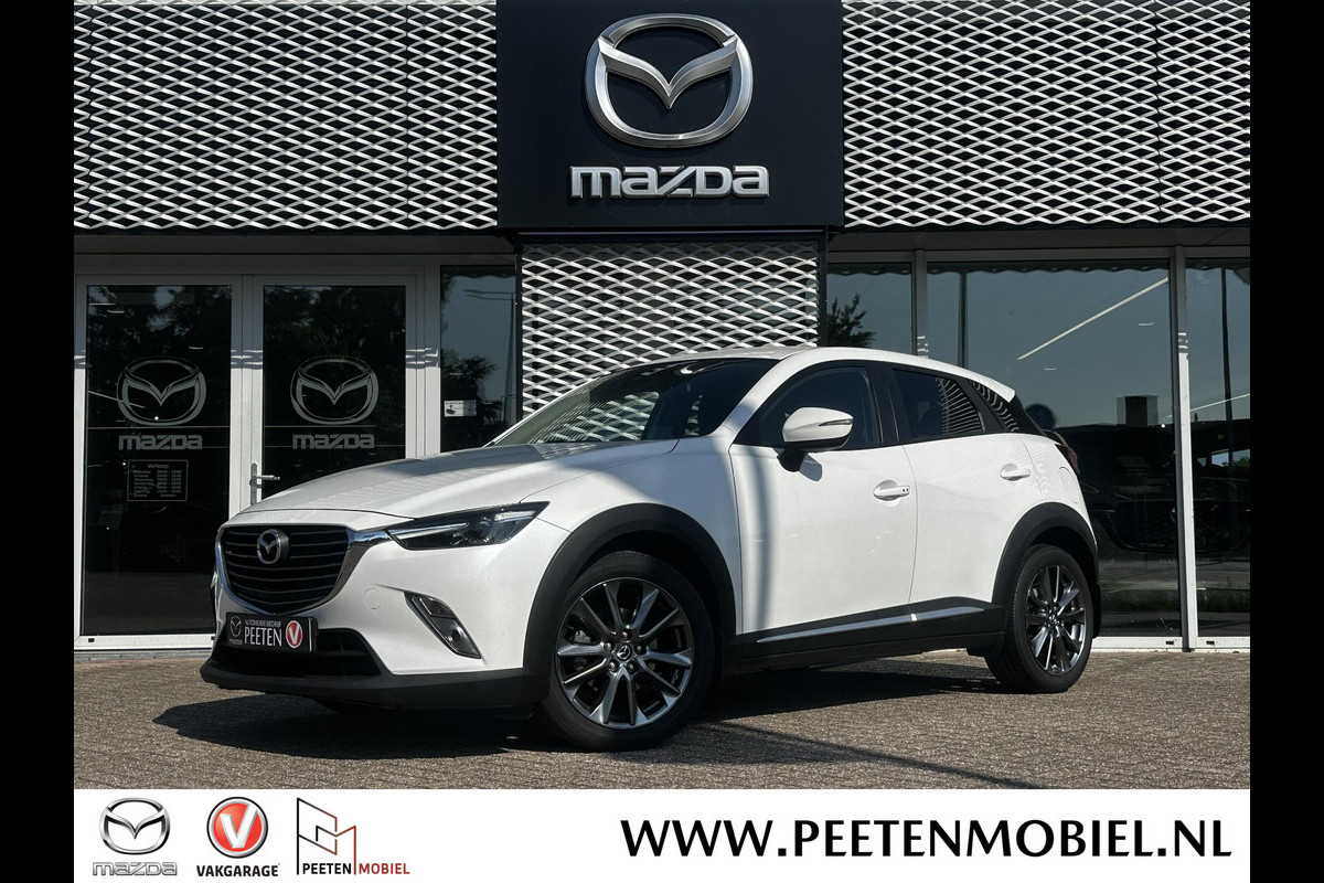 Mazda CX-3 2.0 SkyActiv-G 120 GT-Luxury | NAVIGATIE SYSTEEM | ACHTERUITRIJ CAMERA | KEYLESS ENTRY | STOELVERWARMING | LEDER | CLIMATE CONTROL | CRUISE CONTROL | 18 INCH | Mazda CX-3 2.0 SkyActiv-G 120 GT-Luxury | NAVIGATIE SYSTEEM | ACHTERUITRIJ CAMERA | KEYLESS ENTRY | STOELVERWARMING | LEDER | CLIMATE CONTROL | CRUISE CONTROL | 18 INCH |