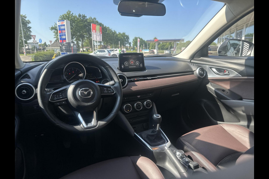 Mazda CX-3 2.0 SkyActiv-G 120 GT-Luxury | NAVIGATIE SYSTEEM | ACHTERUITRIJ CAMERA | KEYLESS ENTRY | STOELVERWARMING | LEDER | CLIMATE CONTROL | CRUISE CONTROL | 18 INCH | Mazda CX-3 2.0 SkyActiv-G 120 GT-Luxury | NAVIGATIE SYSTEEM | ACHTERUITRIJ CAMERA | KEYLESS ENTRY | STOELVERWARMING | LEDER | CLIMATE CONTROL | CRUISE CONTROL | 18 INCH |