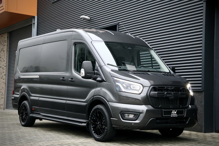 Ford Transit 350 2.0 TDCI L3H2 165PK AUT Limited | BPM VRIJ | L+R Schuifdeur | 360 Camera | ACC | Navigatie | Bi-Xenon | Lane assist | BLIS | CarPlay | Trekhaak | 7-Zitter| Facelift model MY2025