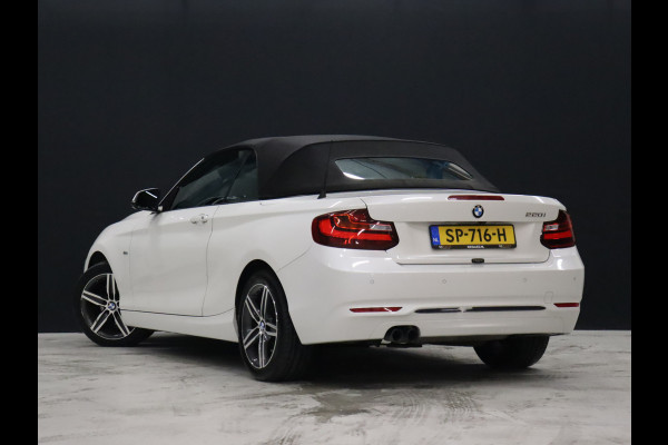 BMW 2 Serie Cabrio 220i High Executive [CAMERA, VOL LEDER, STOELVERWARMING, PDC V+A, BLUETOOTH, CRUISE, CLIMATE, NIEUWSTAAT]