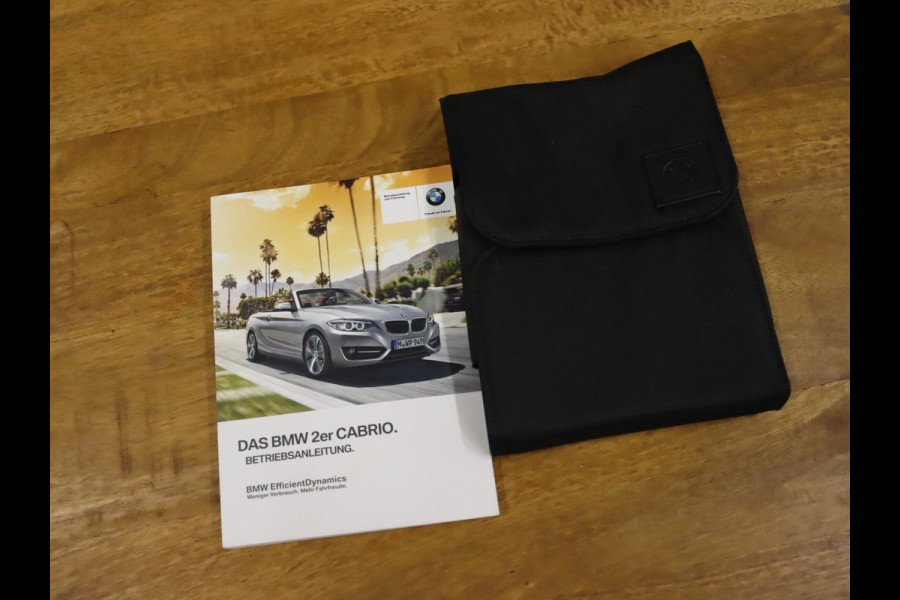 BMW 2 Serie Cabrio 220i High Executive [CAMERA, VOL LEDER, STOELVERWARMING, PDC V+A, BLUETOOTH, CRUISE, CLIMATE, NIEUWSTAAT]