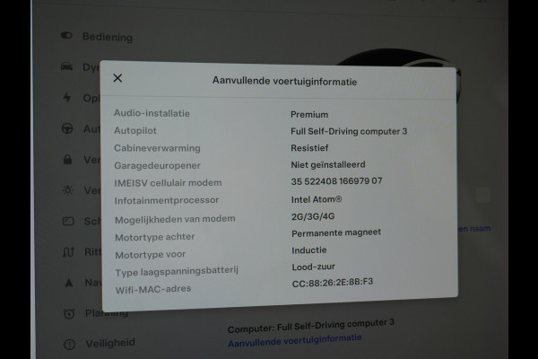 Tesla Model 3 Long Range 75kWh 463PK 19" FSD-Full Self Driving Computer-3 Premium Audio 4wd AutoPilot Panoramadak Camera's Leer Adaptive-Cruis Stoel en achterbank verwarming Electr.Stoelen+Memory+Easy-Entry WiFi Orig. NLse auto Grootste accu Tot 16,5kwh thuis laden. Accu-Garantie tot 18-12-2027 max 192.000km