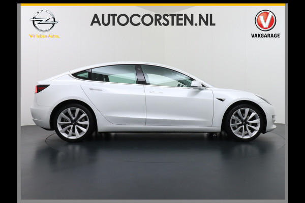 Tesla Model 3 Long Range 75kWh 463PK 19" FSD-Full Self Driving Computer-3 Premium Audio 4wd AutoPilot Panoramadak Camera's Leer Adaptive-Cruis Stoel en achterbank verwarming Electr.Stoelen+Memory+Easy-Entry WiFi Orig. NLse auto Grootste accu Tot 16,5kwh thuis laden. Accu-Garantie tot 18-12-2027 max 192.000km
