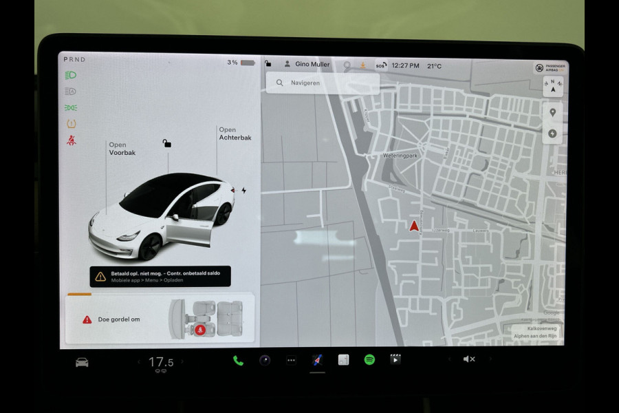 Tesla Model 3 Standard RWD Plus 60 kWh | Panoramadak |  | Soh (batterijcheck) 90,2 %