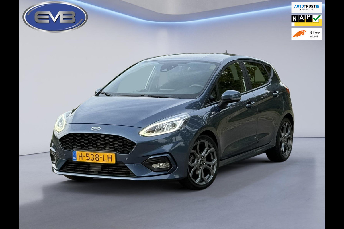 Ford Fiesta 1.0 EcoBoost ST-Line, achteruitrijcamera, 17 inch, ECC, Nederlandse auto met nationale auto pas Ford Fiesta 1.0 EcoBoost ST-Line, achteruitrijcamera, 17 inch, ECC, Nederlandse auto met nationale auto pas