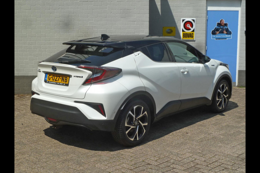 Toyota C-HR 1.8 Hybrid Bi-Tone Plus|Leder|Blindspot|Keyless-Entry|JBL|Stoelverwarming|Afn.Trekhaak|Dealer onderhouden
