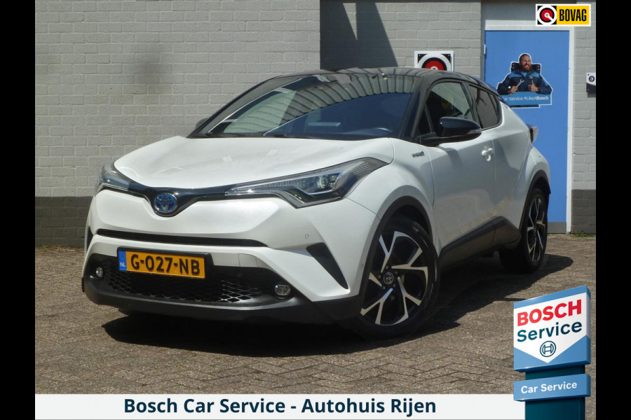 Toyota C-HR 1.8 Hybrid Bi-Tone Plus|Leder|Blindspot|Keyless-Entry|JBL|Stoelverwarming|Afn.Trekhaak|Dealer onderhouden